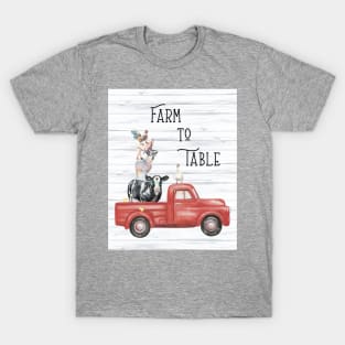 Farm Animal Family B2 T-Shirt